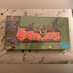 Ghettopoly Board Game - Green Box with Red Logo